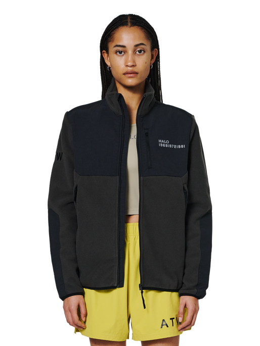 Halo - Blocked Zip Fleece 610209 - 6096 - Olive Drab