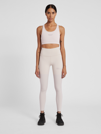 HALO WOMENS BRATOP, CHATEAU GRAY, model