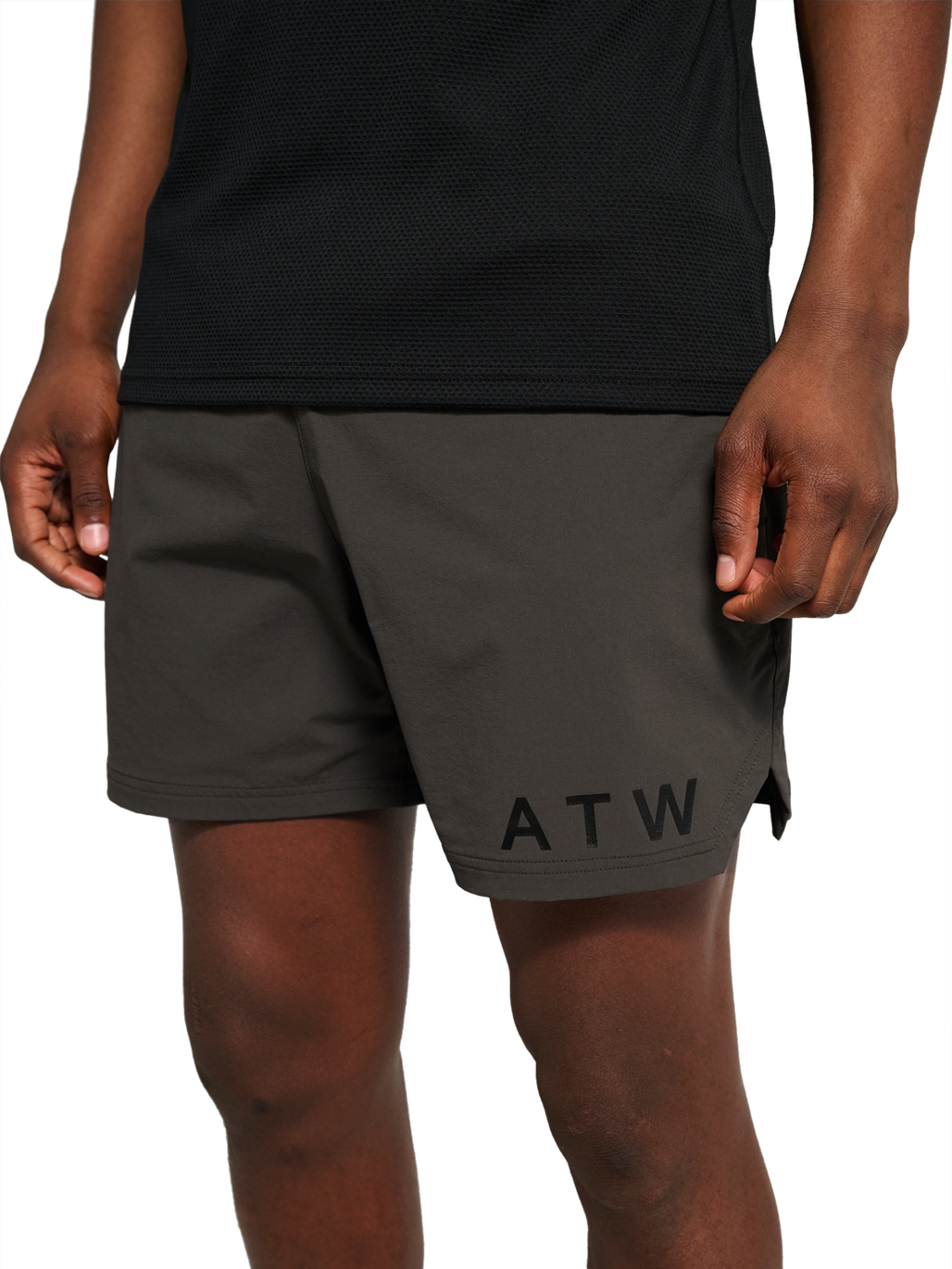 HALO SHORTS, RAVEN, model