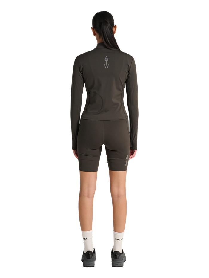 HALO WOMEN FULL ZIP 2.0, RAVEN, model