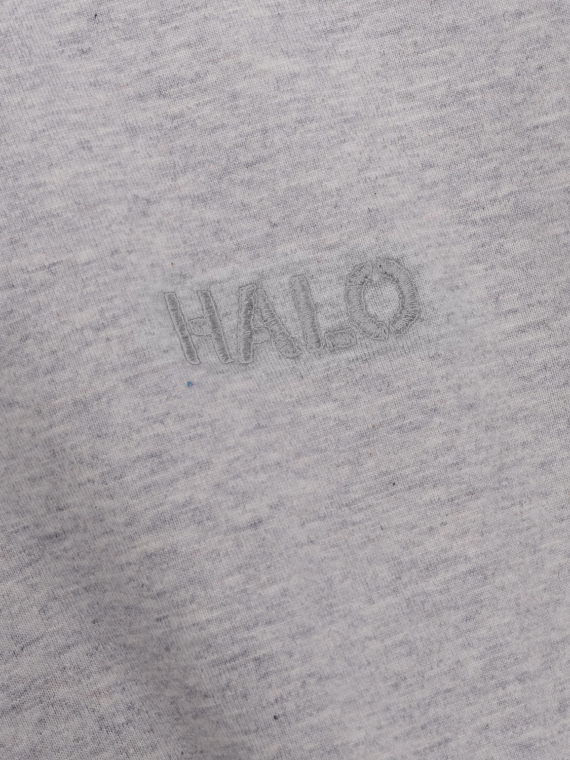 HALO WOMEN LOGO T-SHIRT, LIGHT GREY MELANGE, packshot