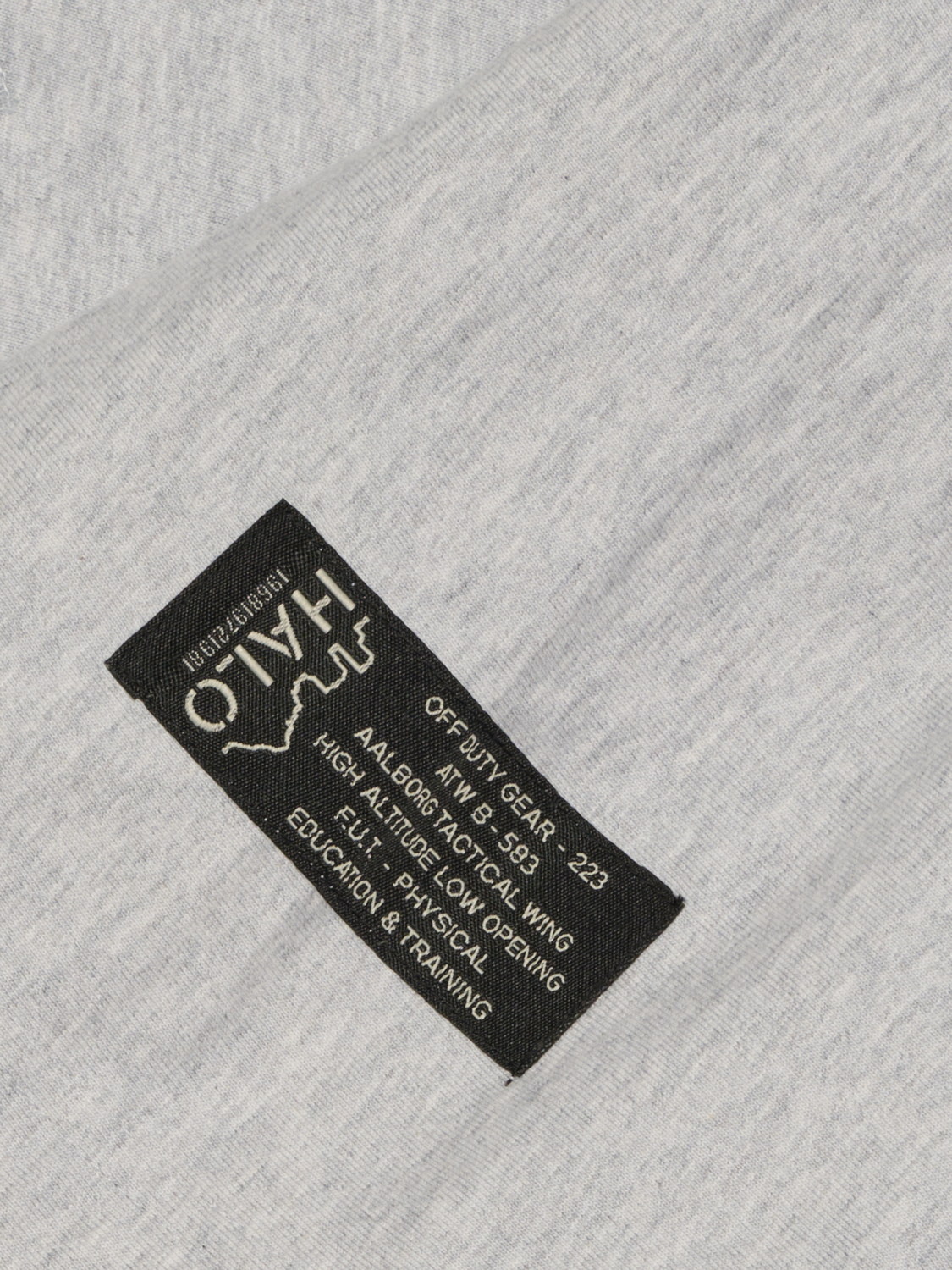 HALO UNIFORM BOXY CREW, LIGHT GREY MELANGE, packshot