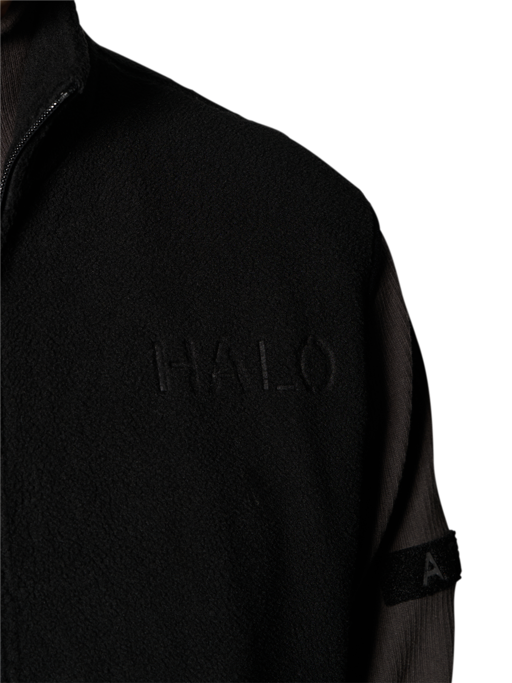 HALO ATW TEDDY FLEECE VEST, BLACK, model