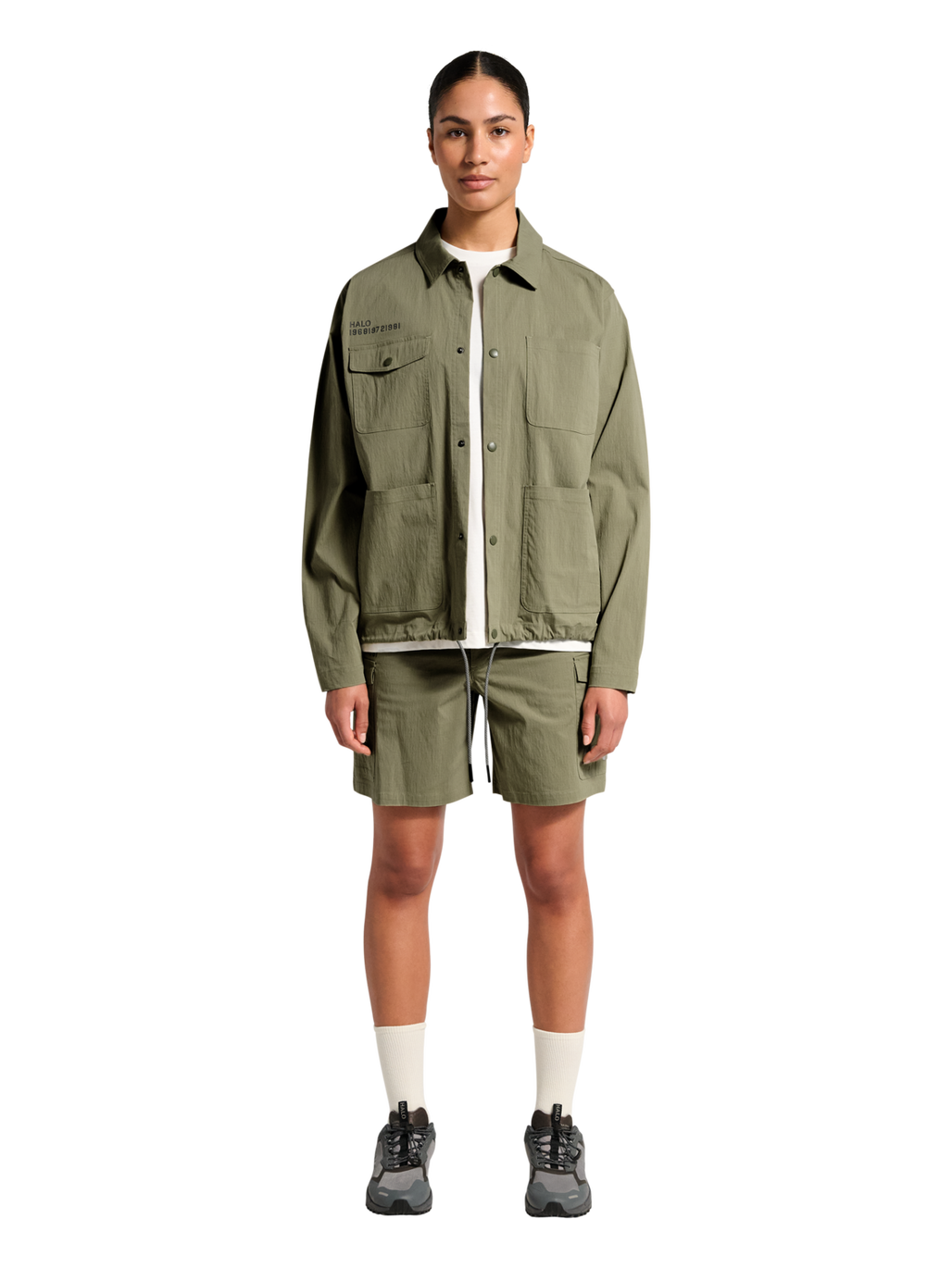 HALO NOVA SHIRT, MERMAID, model