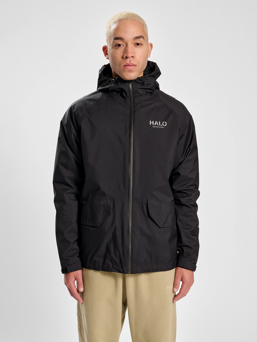 HALO SHELL JACKET, BLACK, model