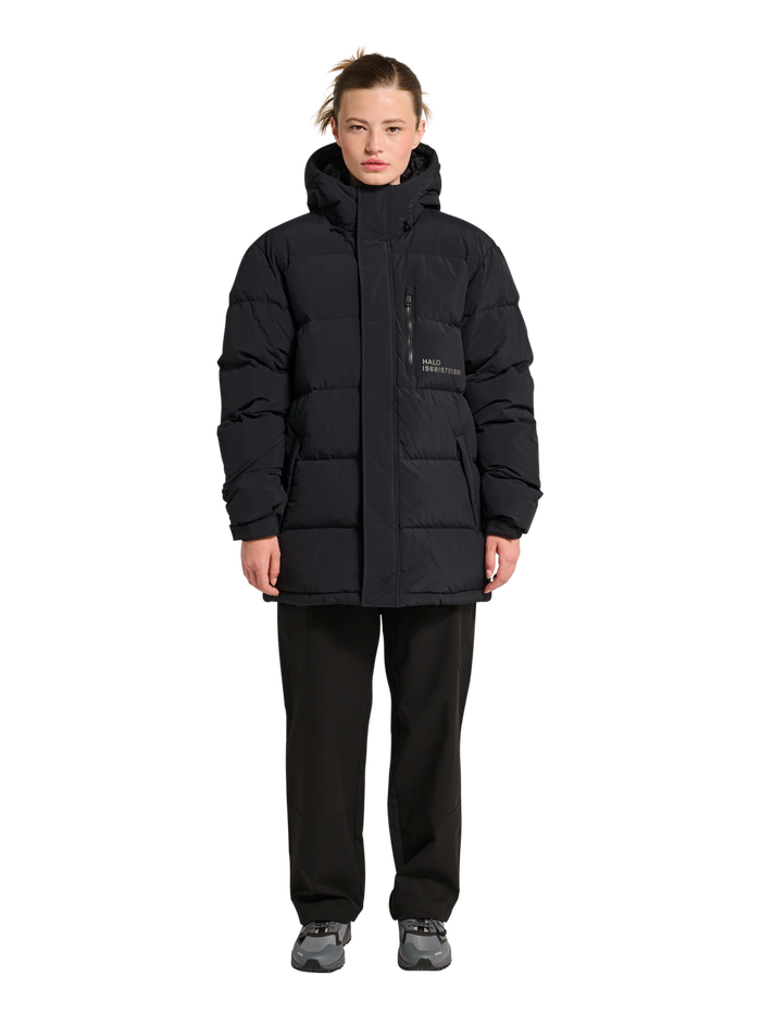 HALO MOUNTAIN DOWN JACKET, BLACK, model