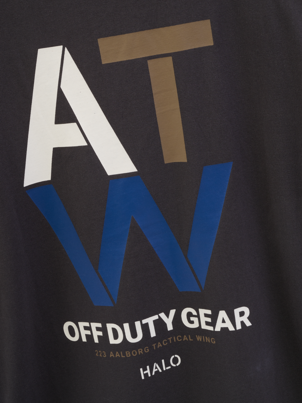 HALO DUTY T-SHIRT, RAVEN, packshot