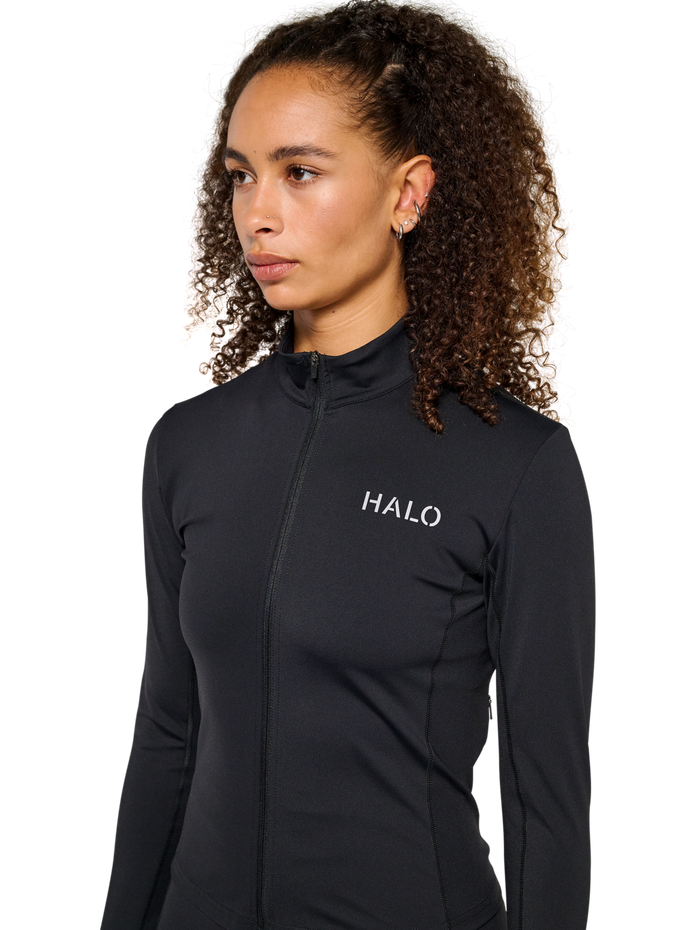 HALO WOMEN FULL ZIP 2.0, BLACK, model