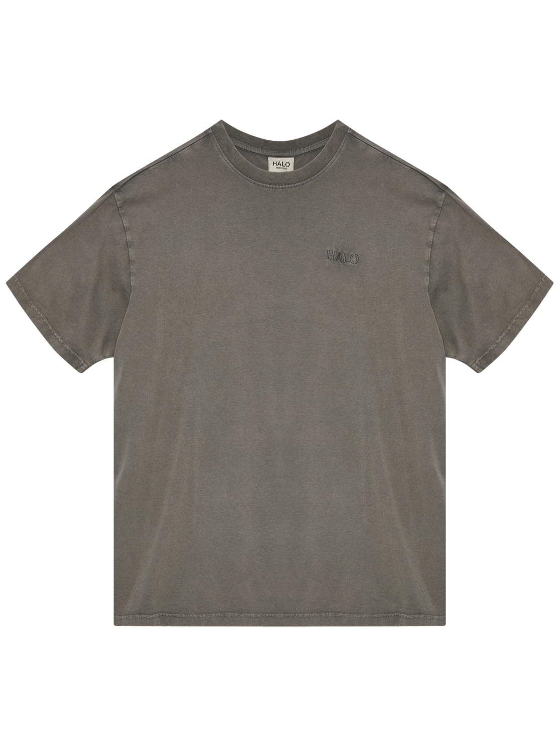 HALO LOGO T-SHIRT 2.0, GUNMETAL, packshot