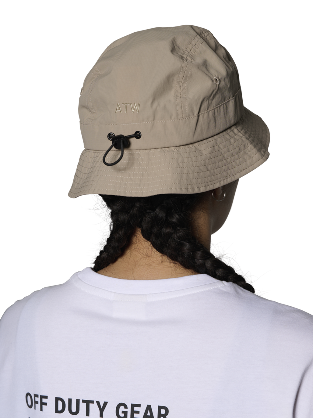 HALO BUCKET HAT NYLON, CHINCHILLA, model
