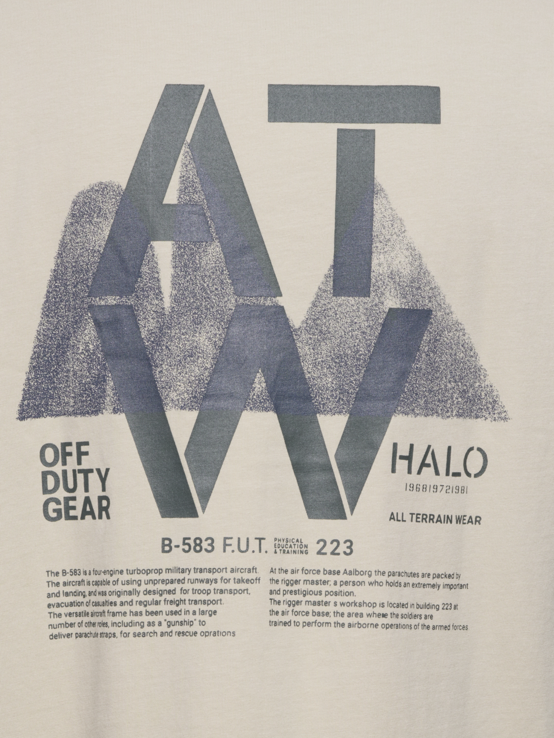 HALO GRAPHIC T-SHIRT 04, SILVER LINING, packshot
