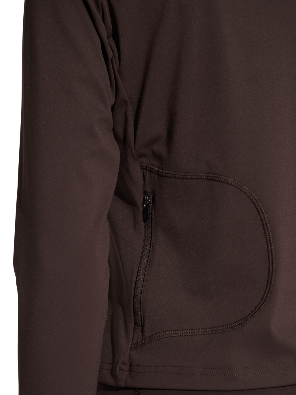 HALO WOMENS TRAINING ZIP SHIRT, BRACKEN, model