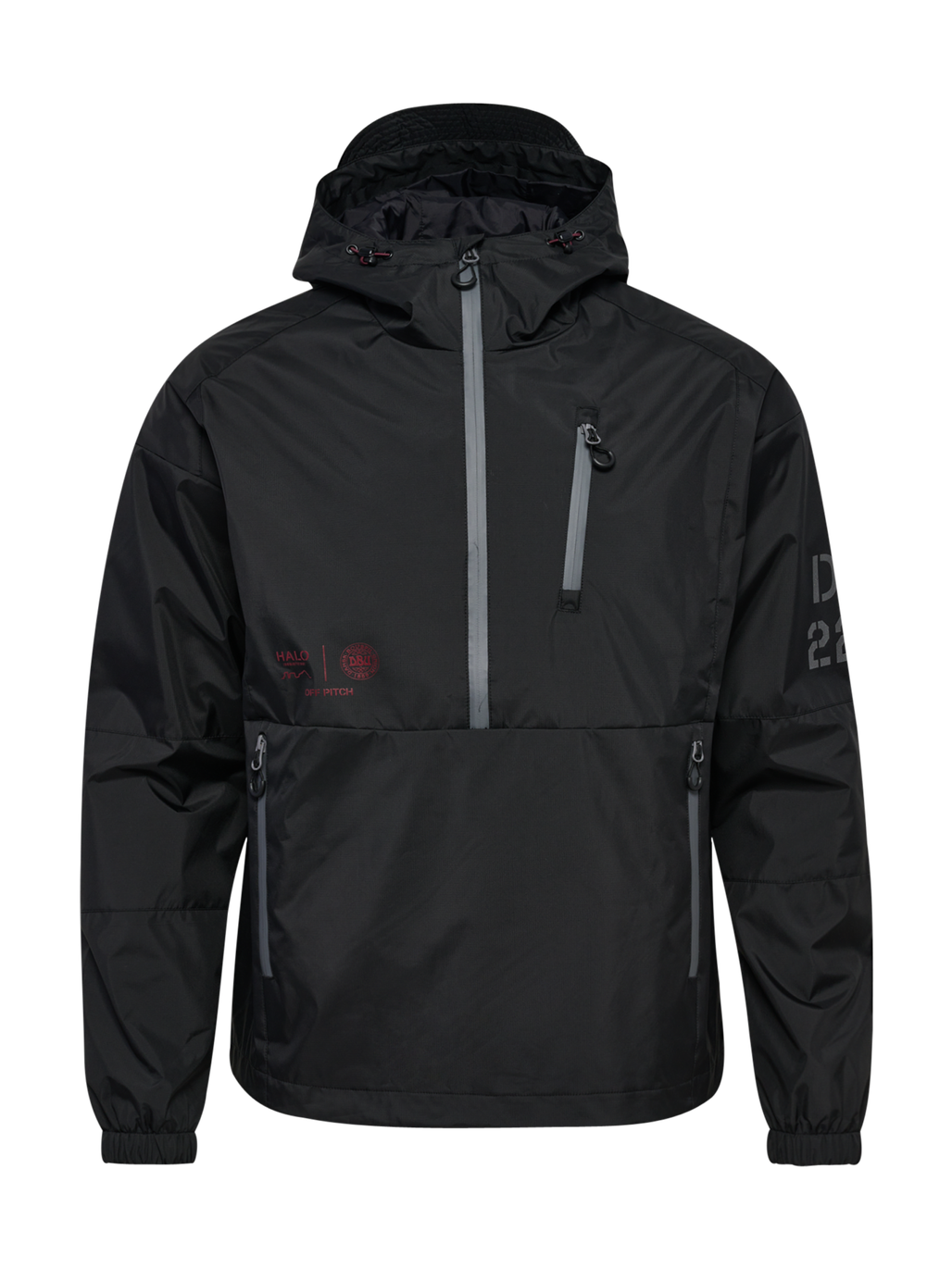 HALO DBU  DEFENSE ANORAK, BLACK, packshot