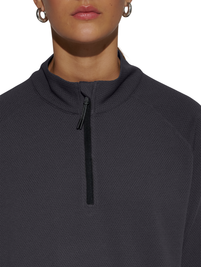 HALO SORONA HALF ZIP, RAVEN, model
