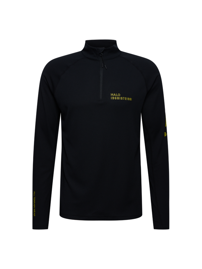 HALO SORONA HALF ZIP, BLACK HALO SORONA HALF ZIP, BLACK, packshot
