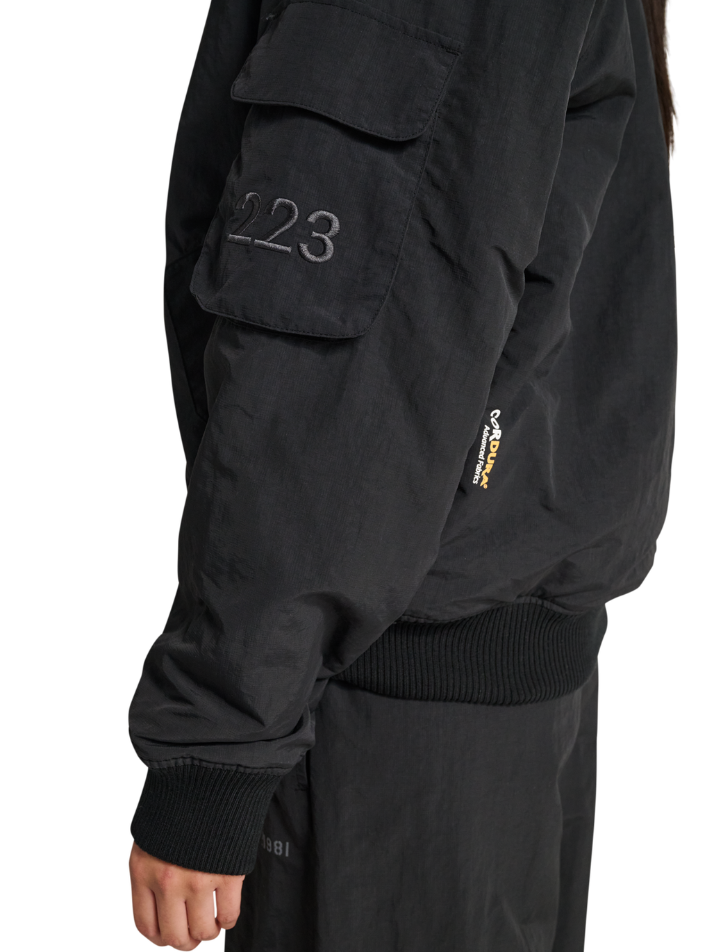 HALO CORDURA BOMBER, BLACK, model