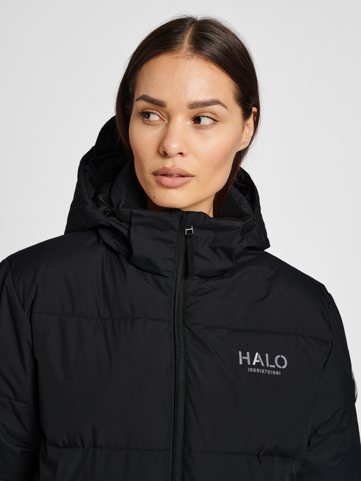 HALO DOWN PUFFER, BLACK, model