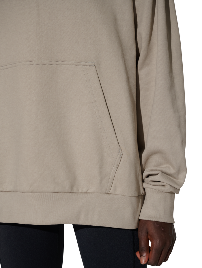 HALO GRAPHIC HOODIE, MOURNING DOVE, model