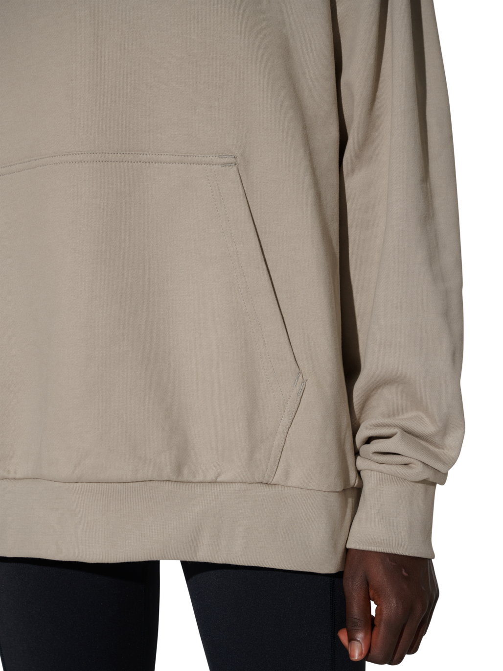 HALO GRAPHIC HOODIE, MOURNING DOVE, model