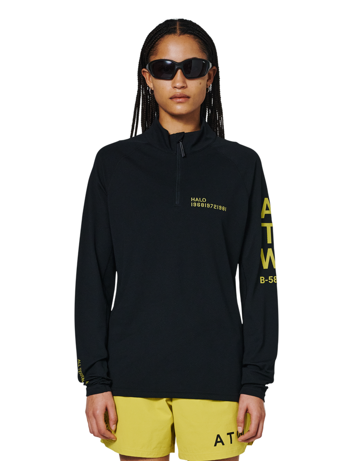 HALO SORONA HALF ZIP, BLACK, model