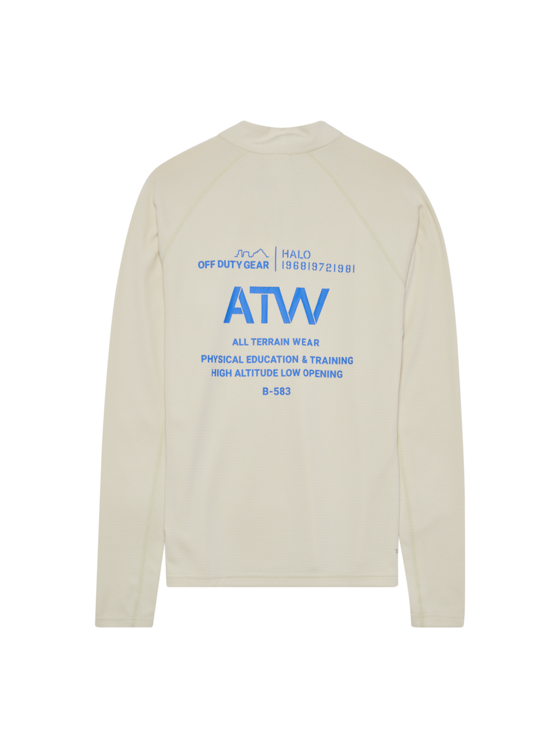 HALO SORONA HALF ZIP, TURTLEDOVE, packshot