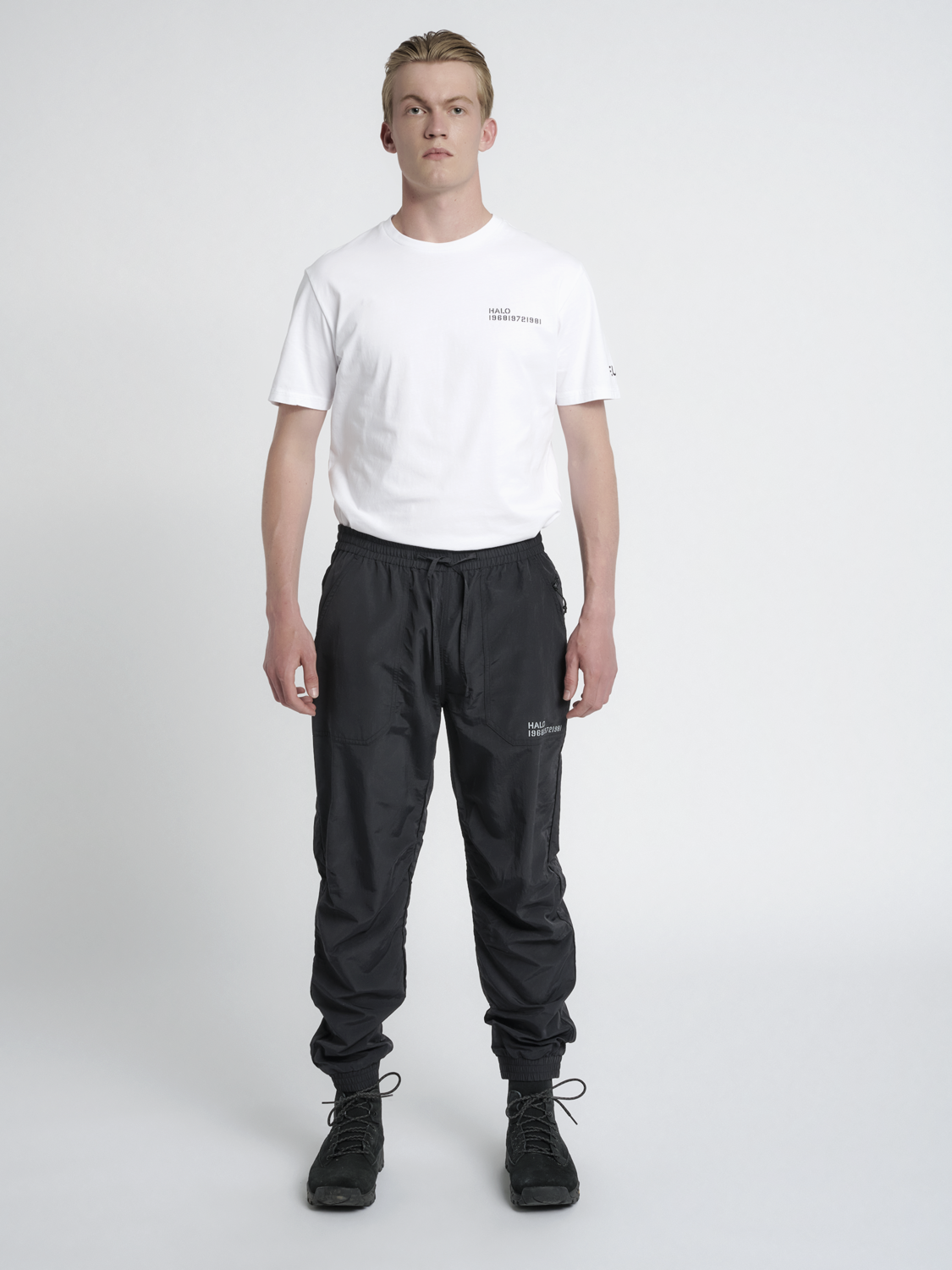 HALO HALO NYLON PANT - BLACK 