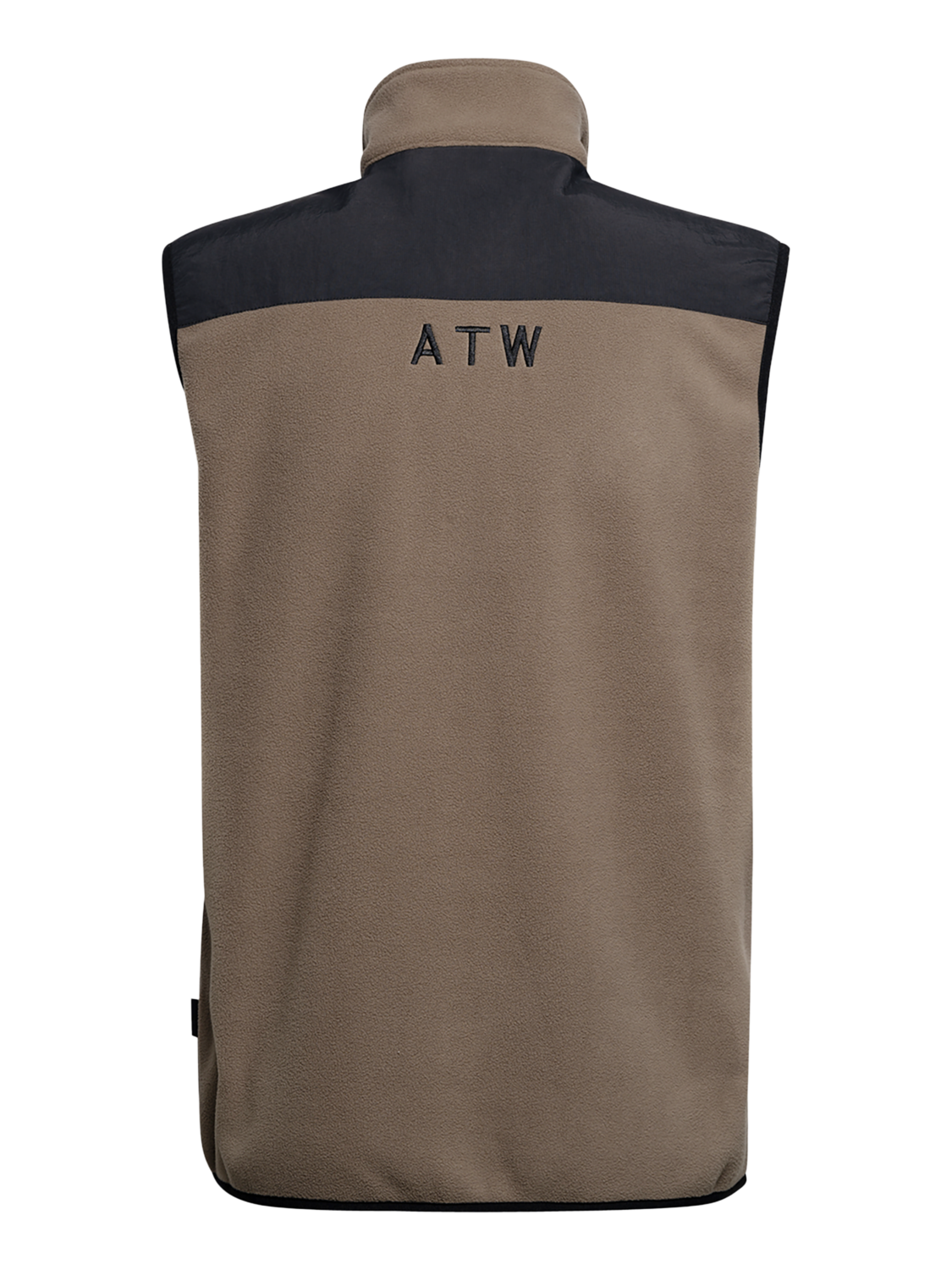 HALO BLOCKED FLEECE VEST, CHOCOLATE CHIP, packshot