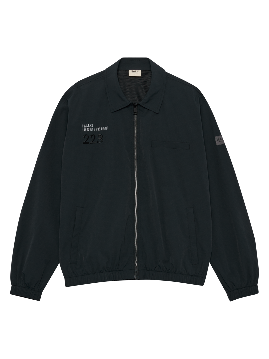 HALO MOVE OVERSHIRT, BLACK, packshot