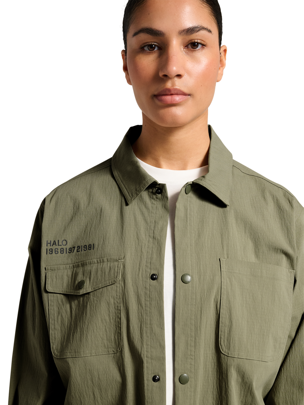 HALO NOVA SHIRT, MERMAID, model