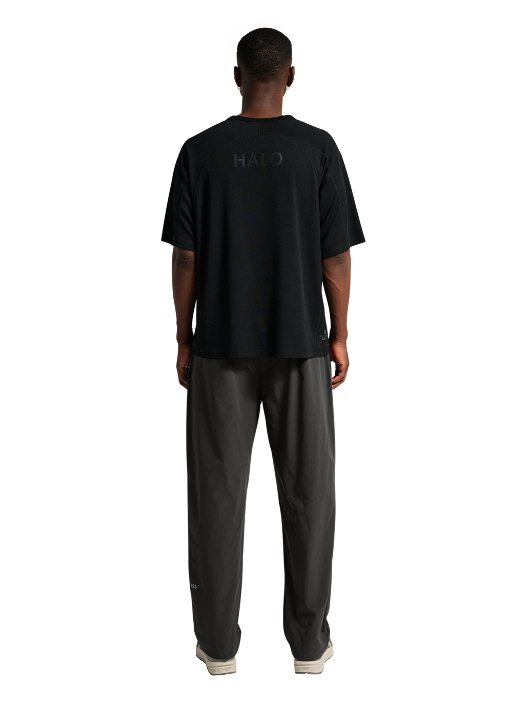 HALO DIVISION MONO PANTS, RAVEN, model