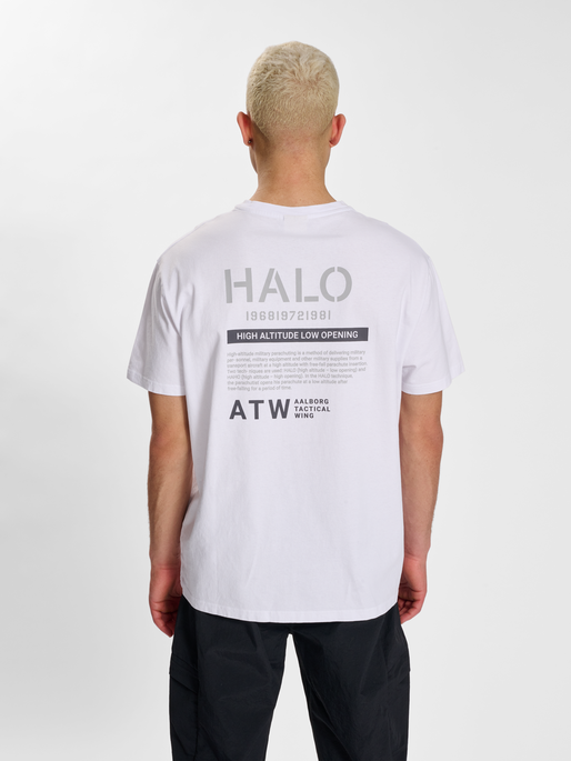 HALO HEAVY GRAPHIC T-SHIRT 223 ATW, WHITE, model