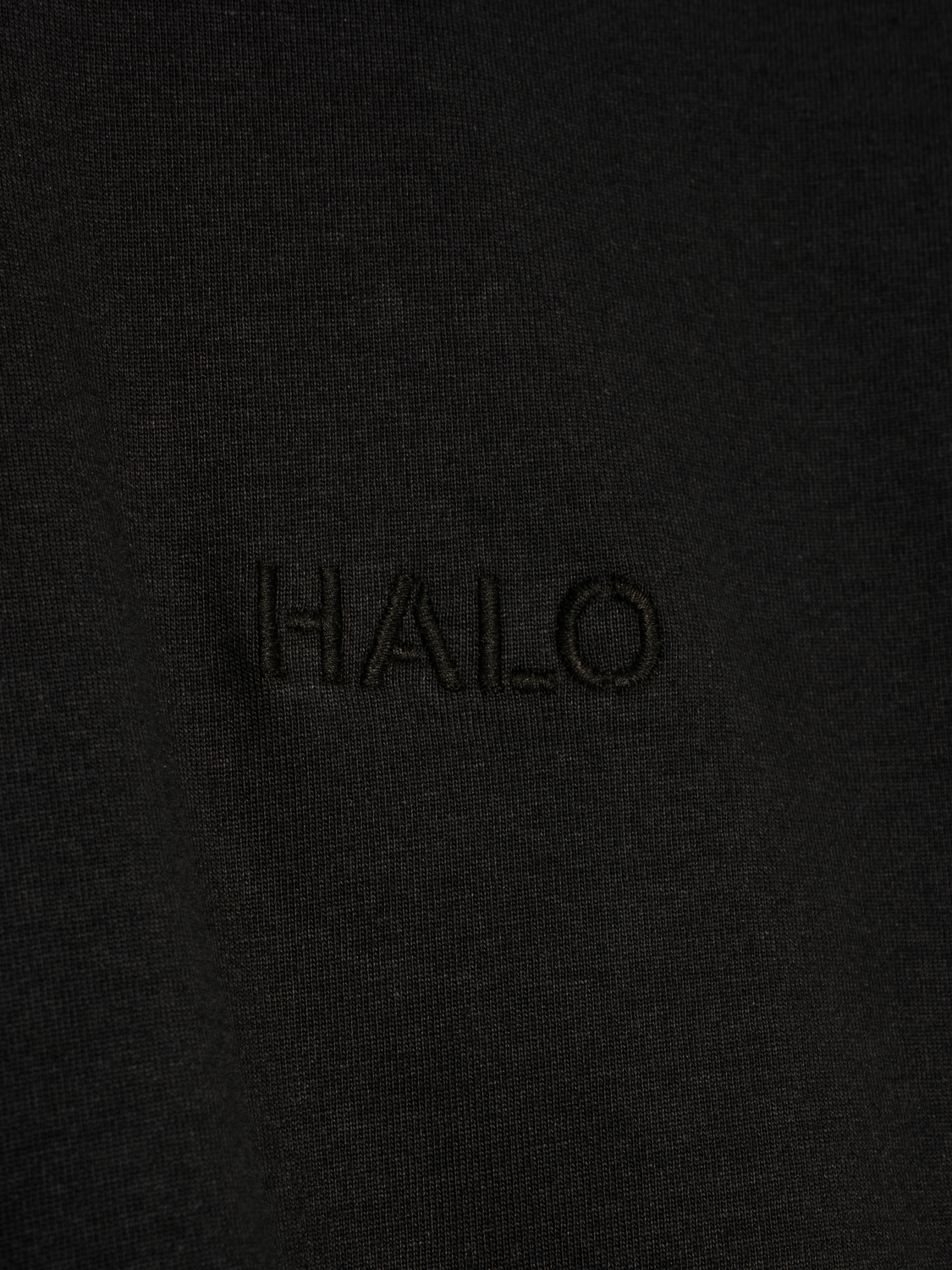 HALO LOGO T-SHIRT, BLACK, packshot