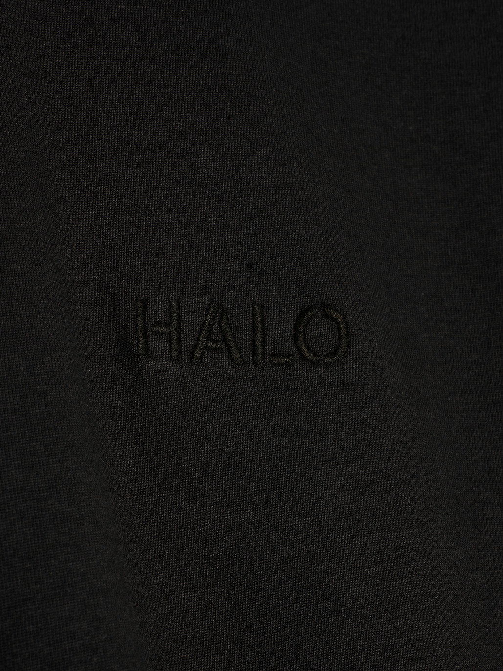 HALO LOGO T-SHIRT, BLACK, packshot