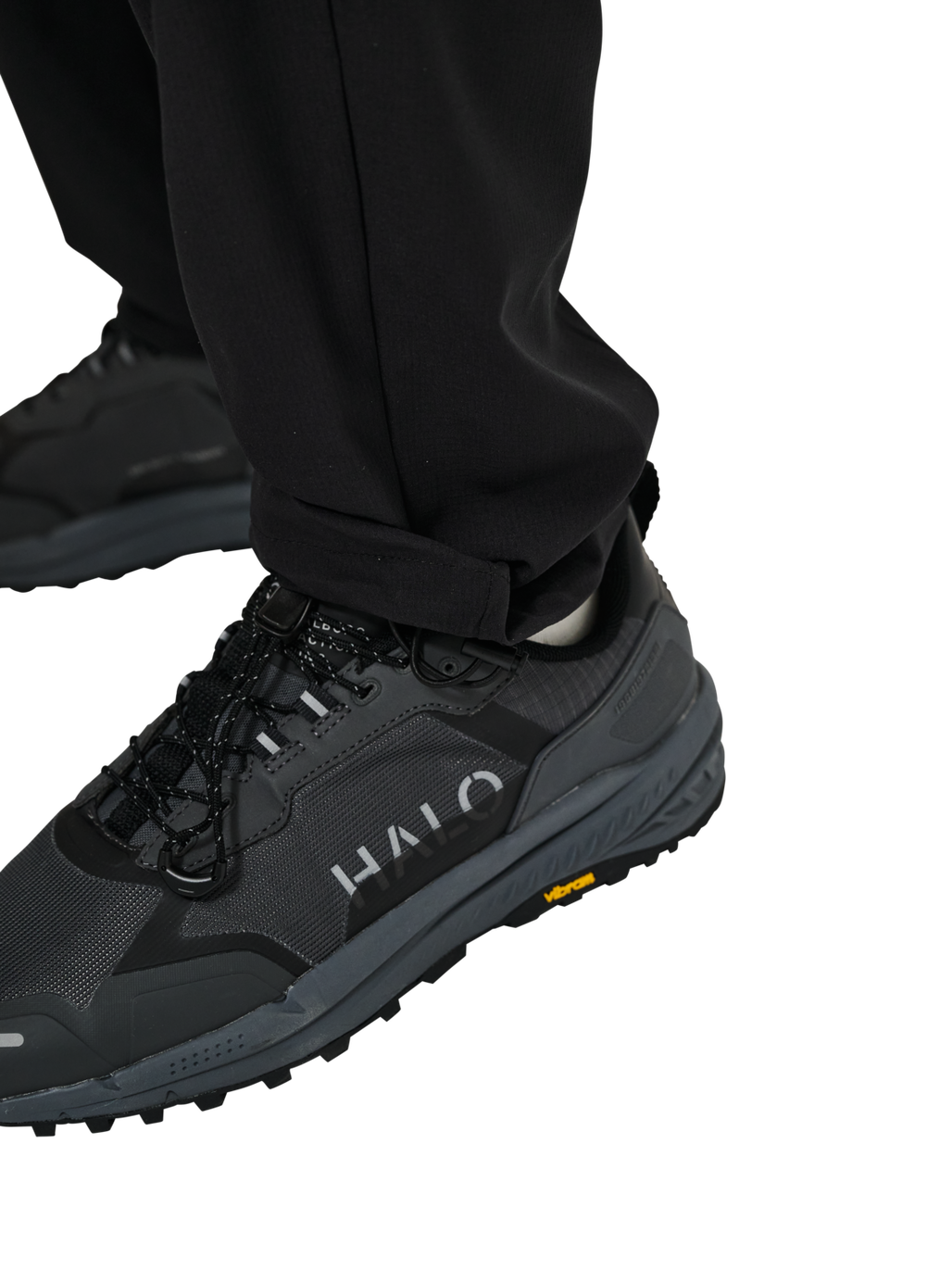 HALO TECH PANTS, BLACK, model