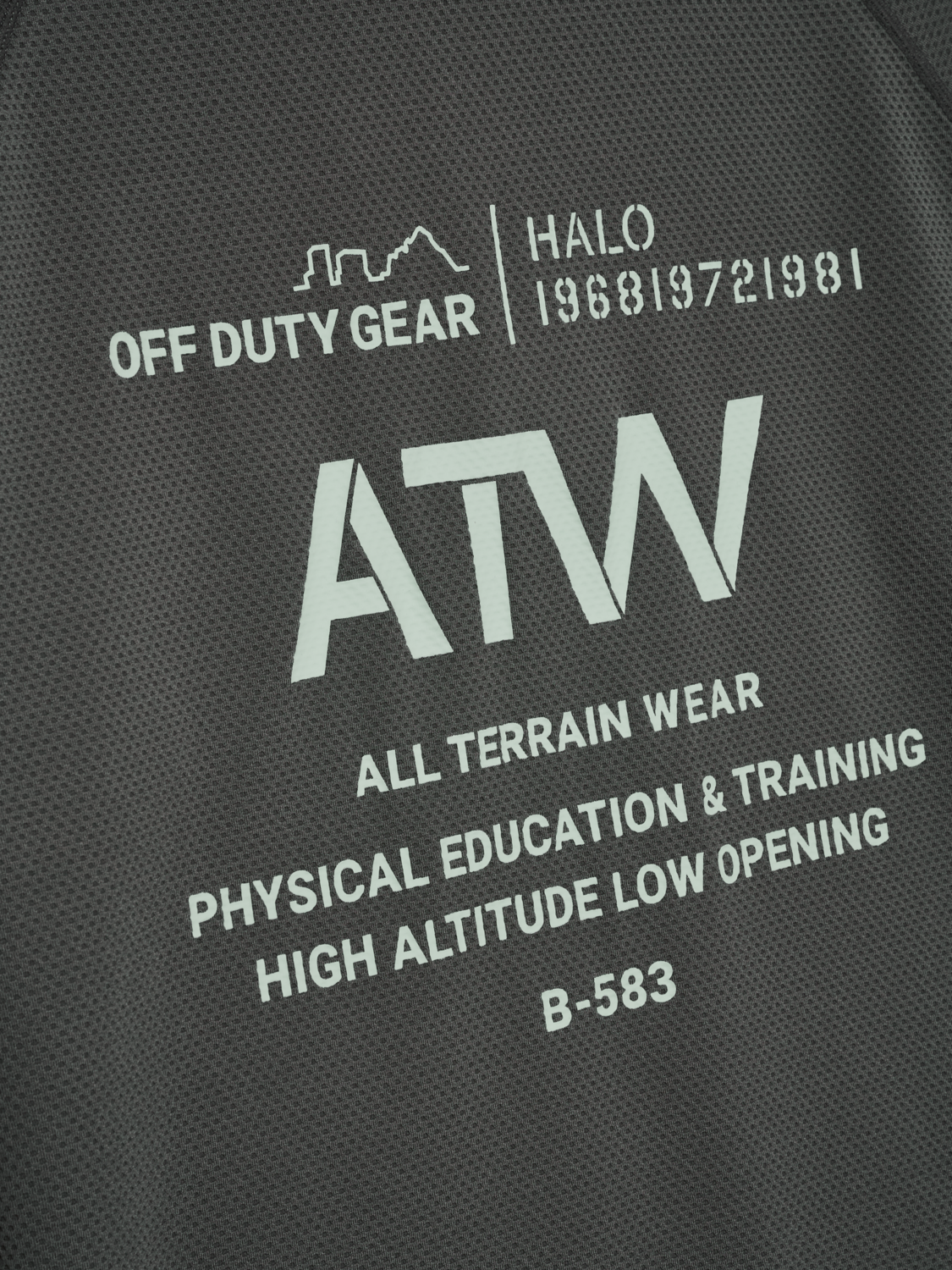 HALO SORONA HALF ZIP, GUNMETAL, packshot