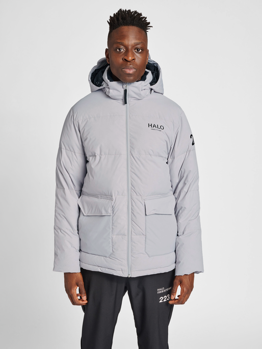 HALO DOWN PUFFER, HARBOR MIST, model