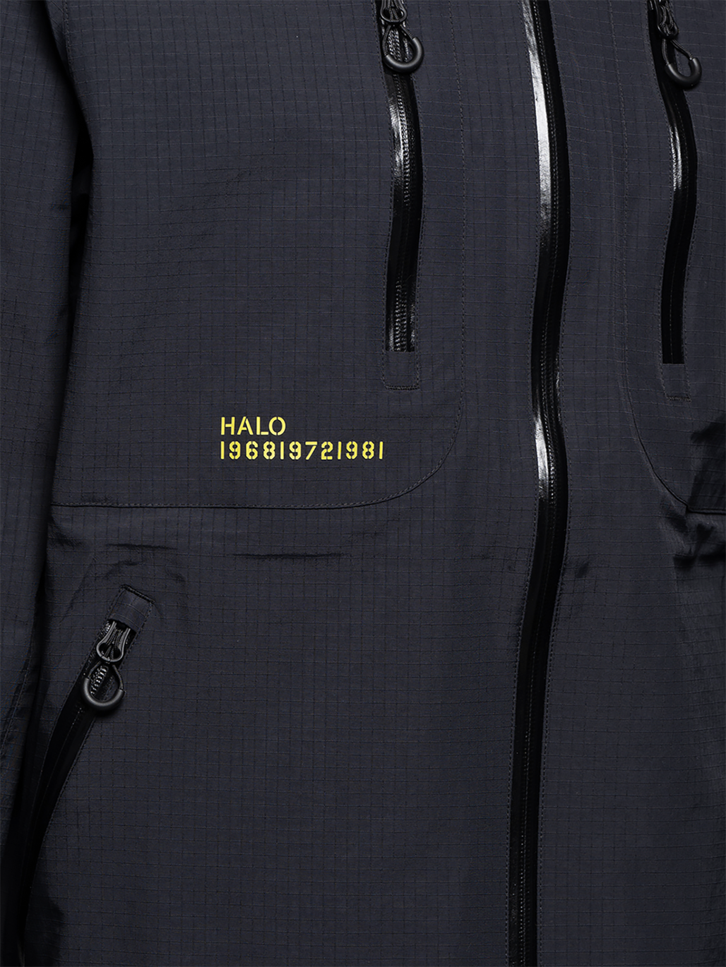 HALO ASSET JACKET, BLACK, packshot