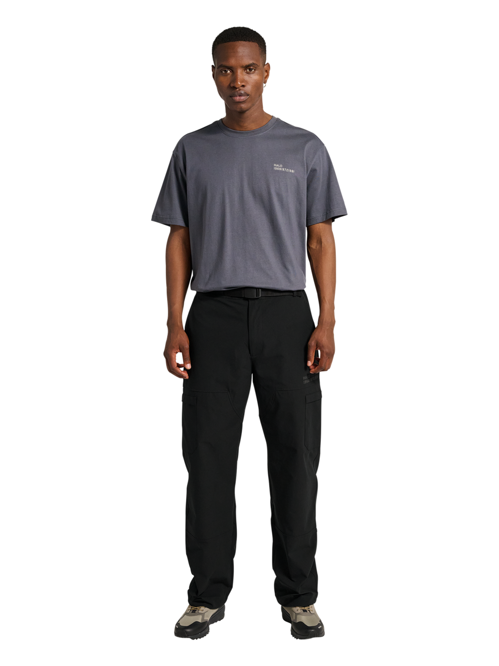 HALO COBRA RELAXED PANTS, BLACK, model