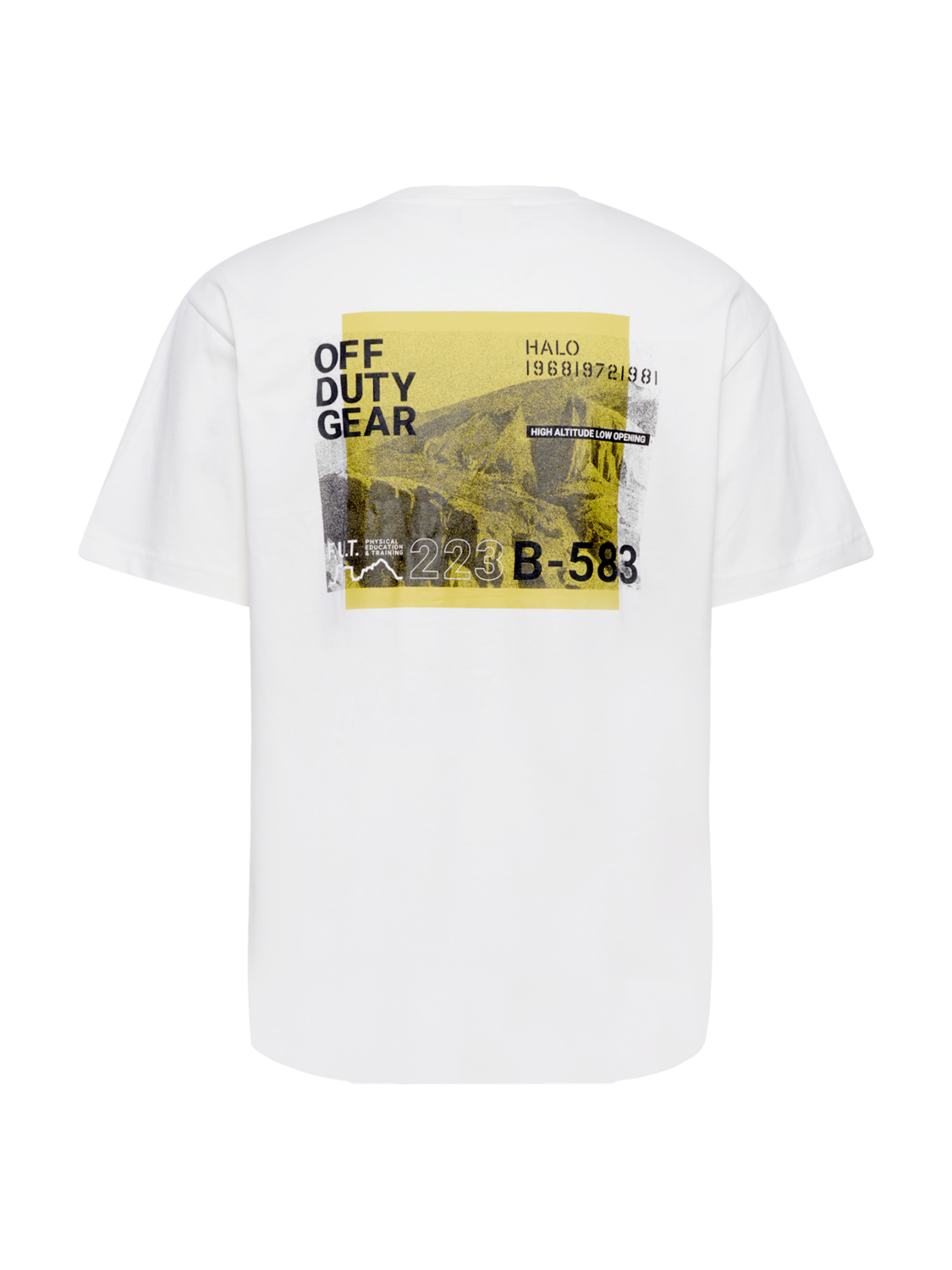 HALO GRAPHIC T-SHIRT 07, MARSHMALLOW, packshot