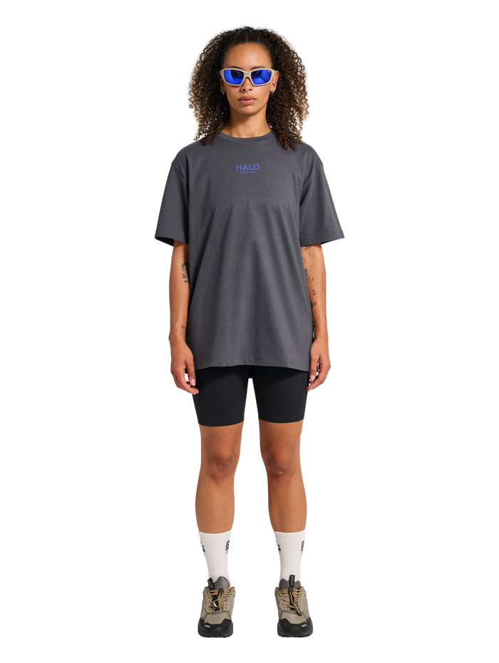 HALO GRAPHIC T-SHIRT, ASPHALT, model