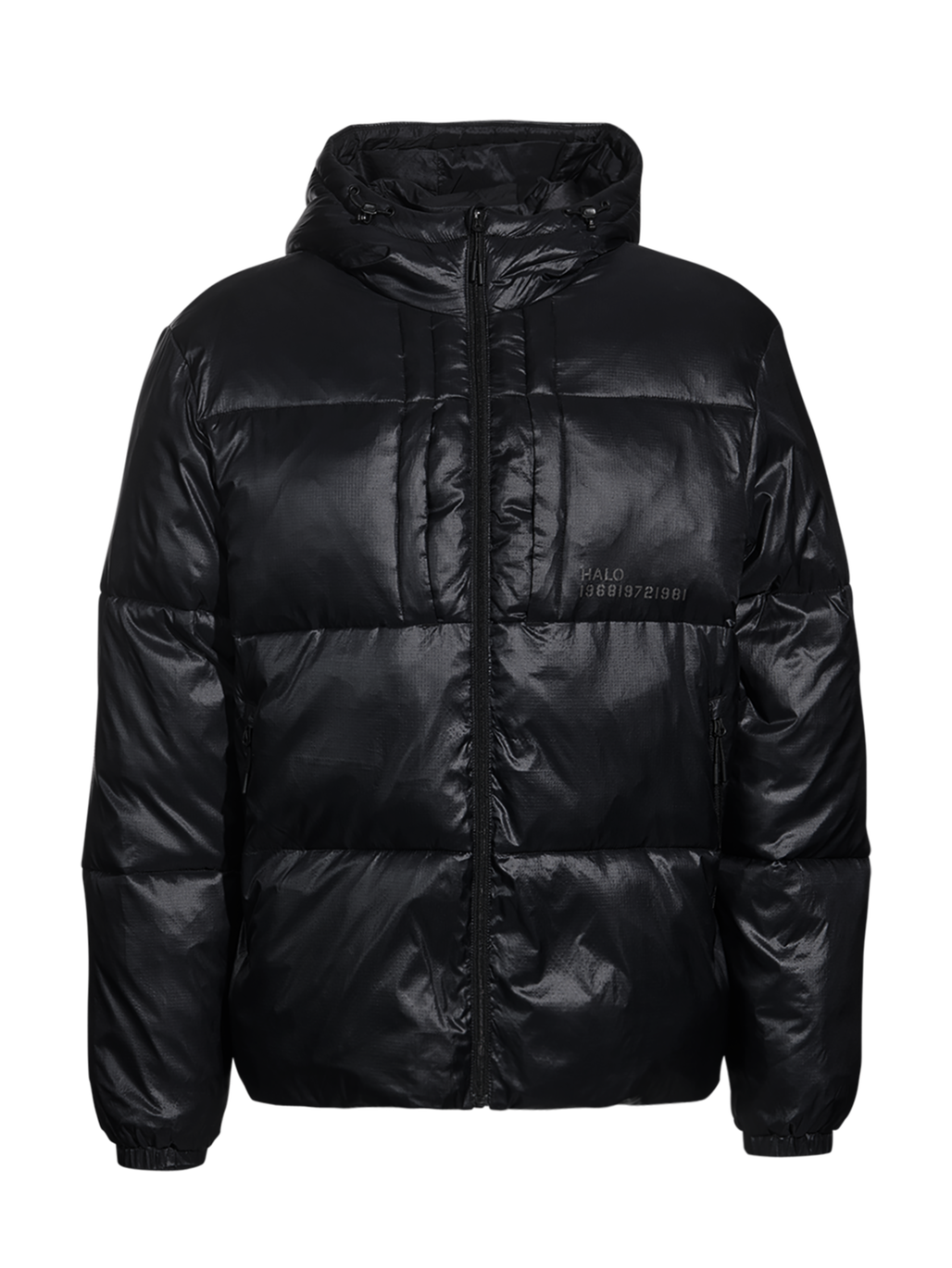 HALO TROOPER DOWN  JACKET, BLACK, packshot