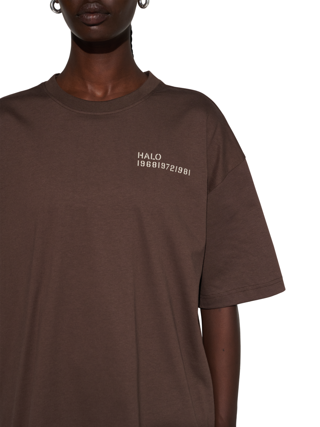 HALO GRAPHIC T-SHIRT BOXY 02, BRACKEN, model