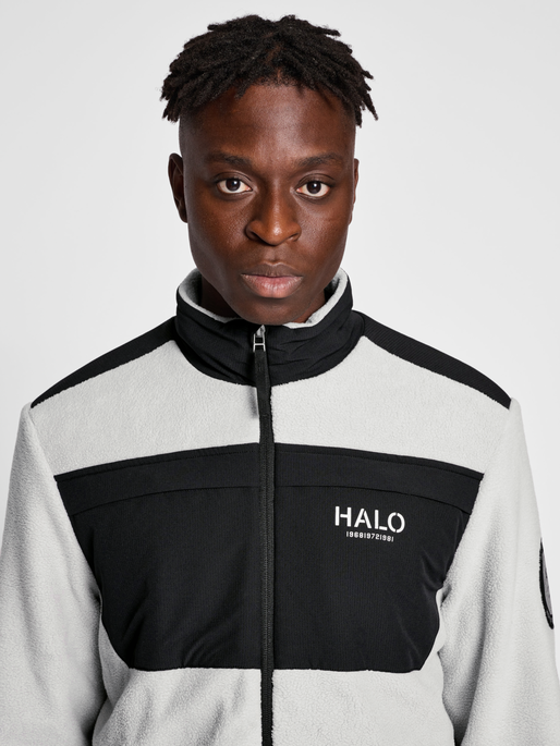 HALO S FLEECE JACKET, HARBOR MIST, model