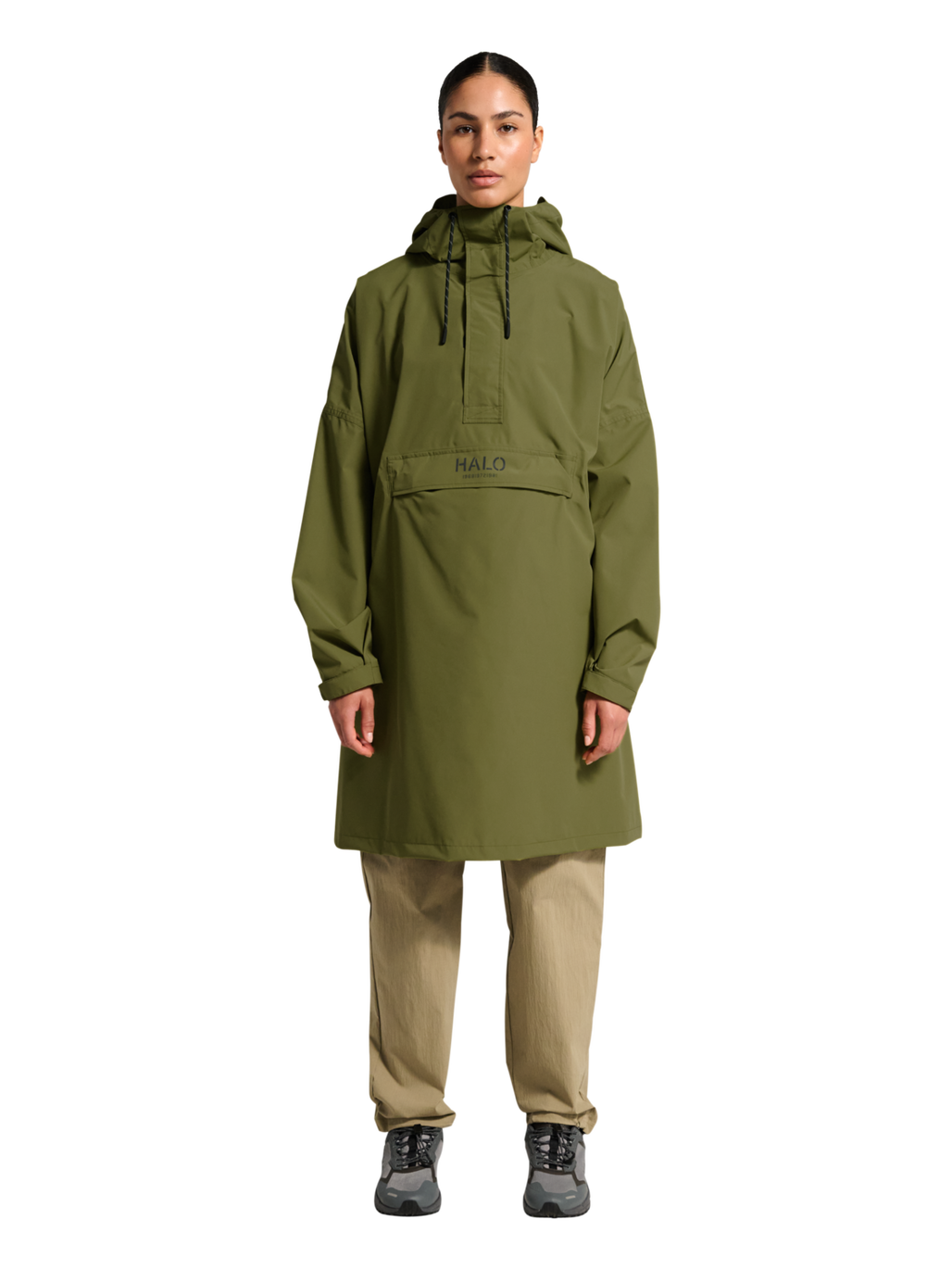 HALO RAINCOVER, OLIVE DRAB, model