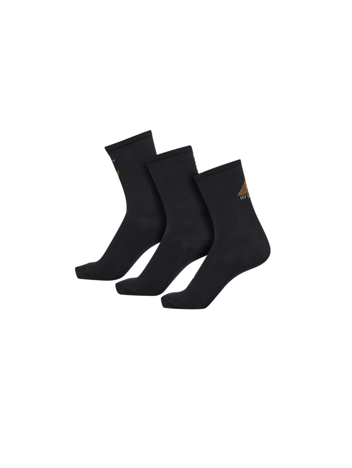 HALO COTTON SOCKS, BLACK/BLACK, packshot