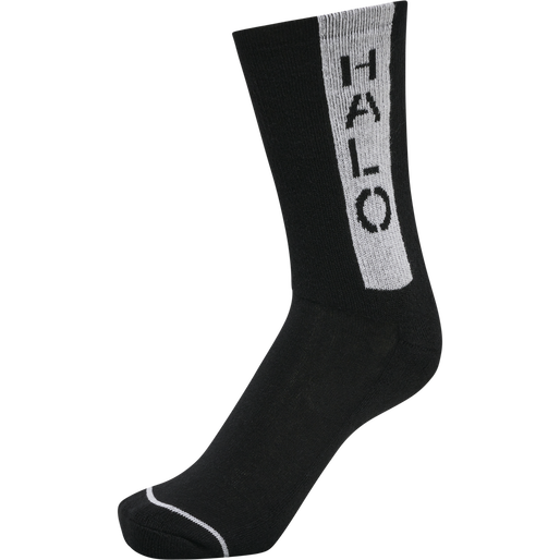 HALO LOGO SOCKS 3-PACK, BLACK, packshot