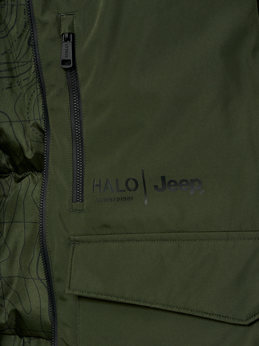 HALO JEEP BOXY VEST, FOREST NIGHT, packshot