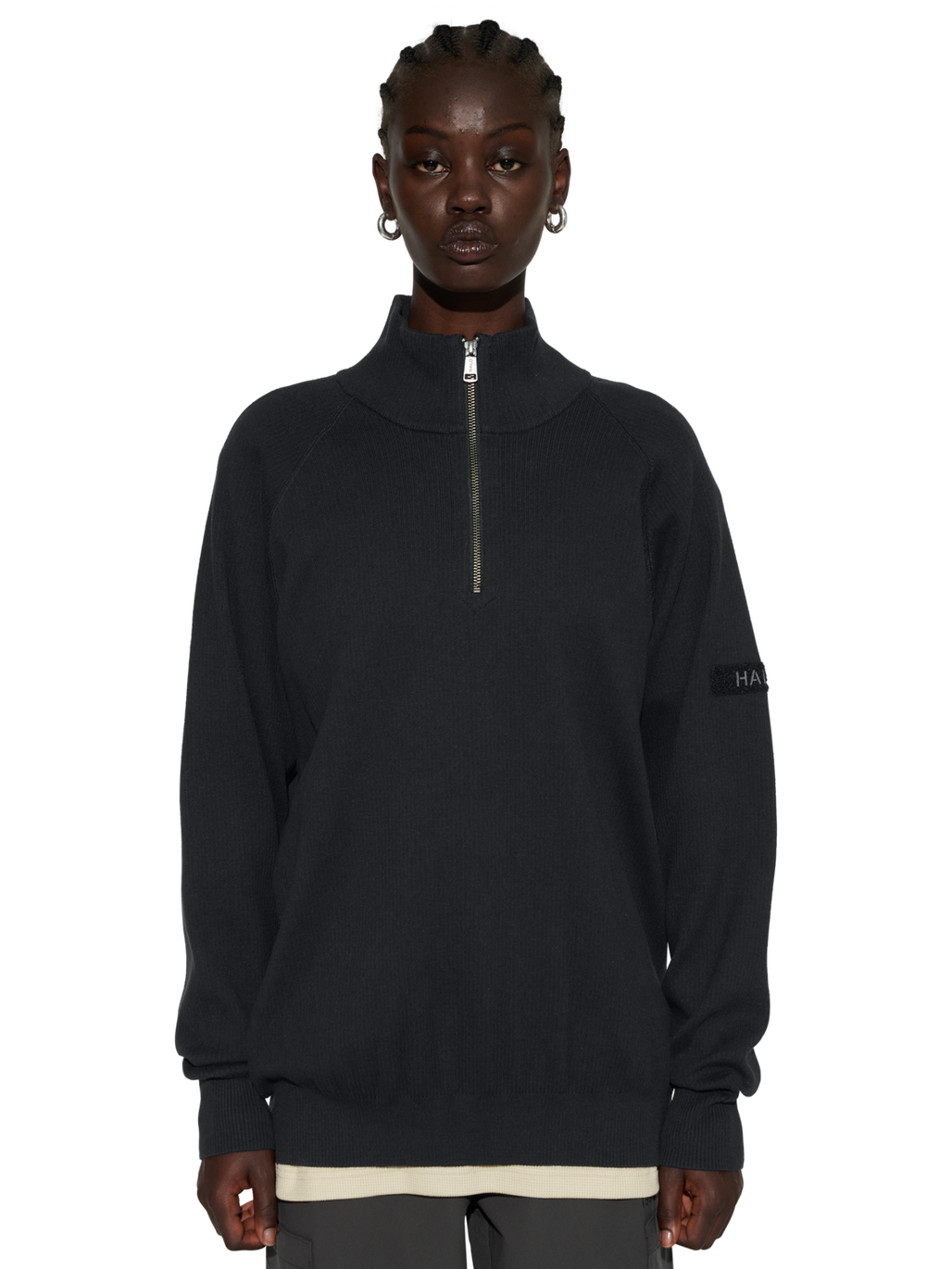 HALO INFANTRY HALF ZIP, BLACK, model