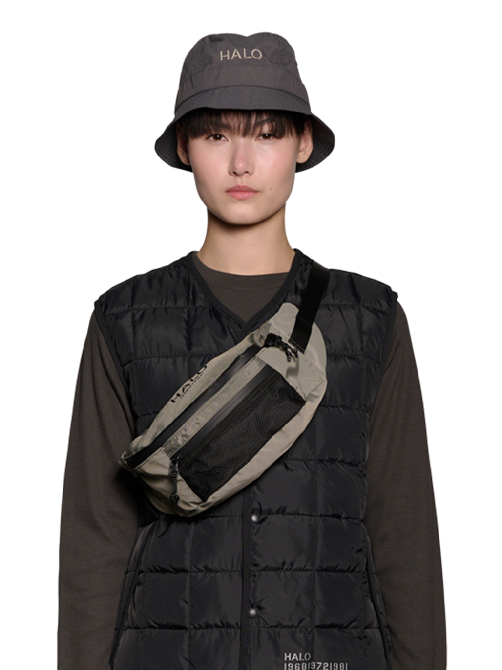 HALO CROSSBODY BAG, SENECA ROCK, model