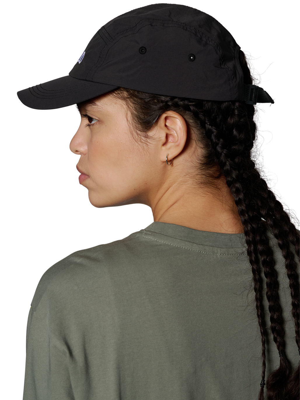 HALO NYLON CAP, RAVEN, model
